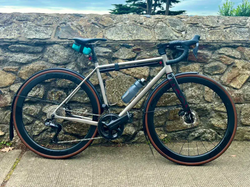 The Silca Impero Ultimate II mounted on the bike.